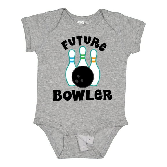 Inktastic Future Bowling Childs Bowling Boys or Girls Baby Bodysuit