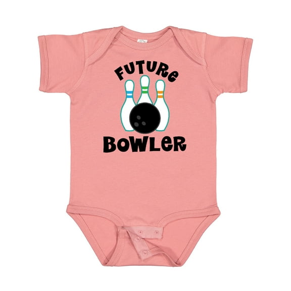 Inktastic Future Bowling Childs Bowling Boys or Girls Baby Bodysuit