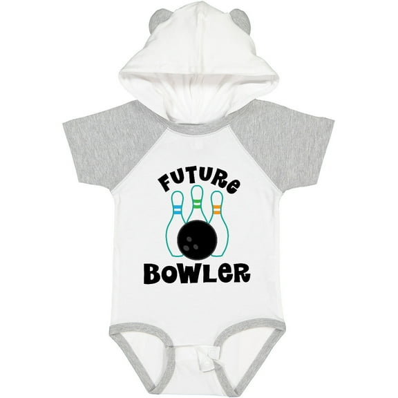 Inktastic Future Bowling Childs Bowling Boys or Girls Baby Bodysuit