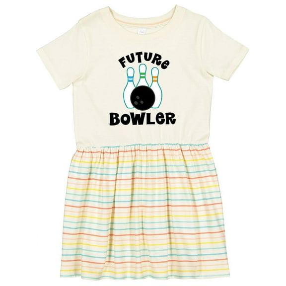 Inktastic Future Bowling Childs Bowling Girls Toddler Dress