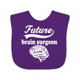 thumbnail image 1 of Inktastic Future Brain Surgeon Doctor Boys or Girls Baby Bib, 1 of 4