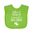 thumbnail image 1 of Inktastic Future Bull Rider Rodeo Boys Baby Bib, 1 of 4