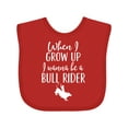 thumbnail image 1 of Inktastic Future Bull Rider Rodeo Boys Baby Bib, 1 of 4