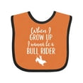 thumbnail image 1 of Inktastic Future Bull Rider Rodeo Boys Baby Bib, 1 of 4
