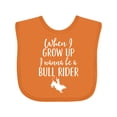 thumbnail image 1 of Inktastic Future Bull Rider Rodeo Boys Baby Bib, 1 of 4