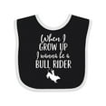 thumbnail image 1 of Inktastic Future Bull Rider Rodeo Boys Baby Bib, 1 of 4
