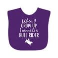 thumbnail image 1 of Inktastic Future Bull Rider Rodeo Boys Baby Bib, 1 of 4