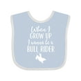thumbnail image 1 of Inktastic Future Bull Rider Rodeo Boys Baby Bib, 1 of 4