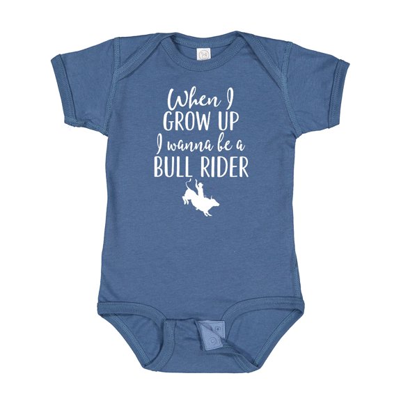 Inktastic Future Bull Rider Rodeo Boys Baby Bodysuit