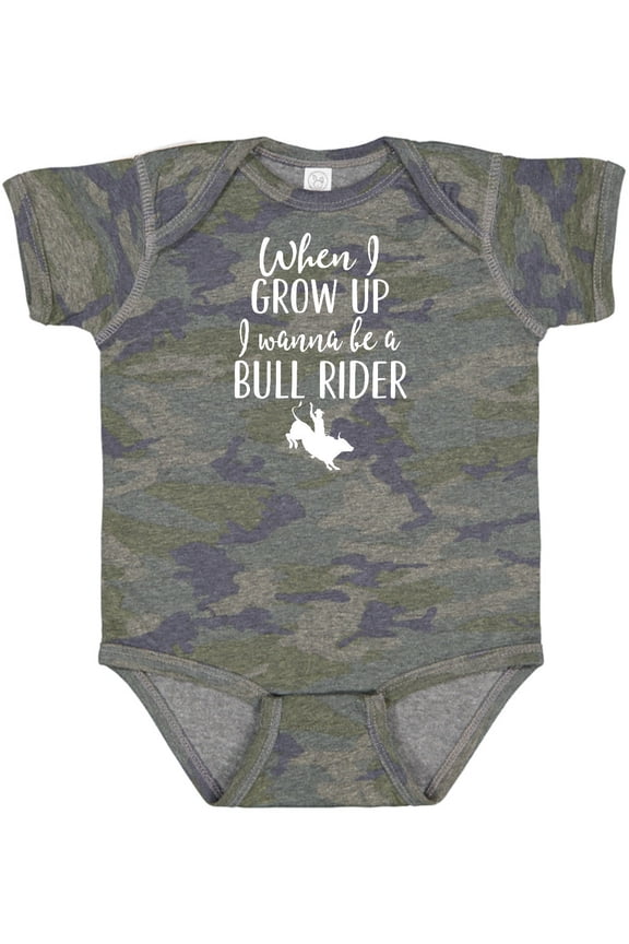 Future Bull Rider Rodeo Boys Baby Bodysuit
