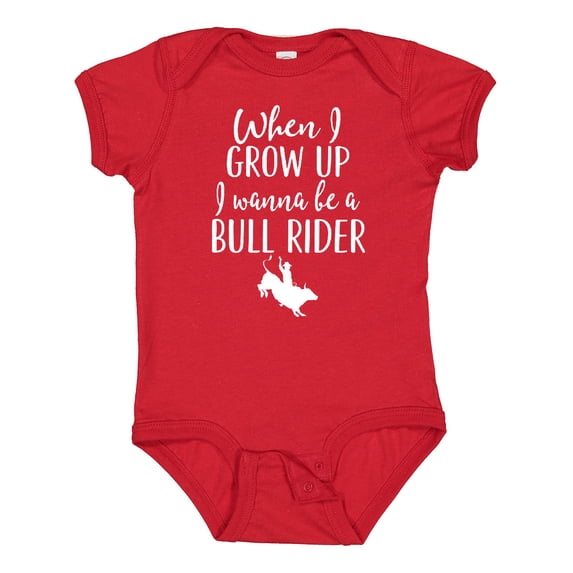 Inktastic Future Bull Rider Rodeo Boys Baby Bodysuit