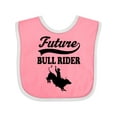 thumbnail image 1 of Inktastic Future Bull Rider Rodeo Riding Boys Baby Bib, 1 of 4
