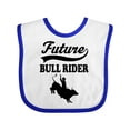 thumbnail image 1 of Inktastic Future Bull Rider Rodeo Riding Boys Baby Bib, 1 of 4