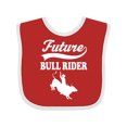 thumbnail image 1 of Inktastic Future Bull Rider Rodeo Riding Boys Baby Bib, 1 of 4
