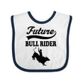 thumbnail image 1 of Inktastic Future Bull Rider Rodeo Riding Boys Baby Bib, 1 of 4