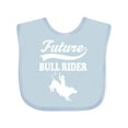 thumbnail image 1 of Inktastic Future Bull Rider Rodeo Riding Boys Baby Bib, 1 of 4