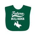 thumbnail image 1 of Inktastic Future Bull Rider Rodeo Riding Boys Baby Bib, 1 of 4