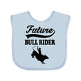thumbnail image 1 of Inktastic Future Bull Rider Rodeo Riding Boys Baby Bib, 1 of 4