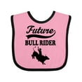 thumbnail image 1 of Inktastic Future Bull Rider Rodeo Riding Boys Baby Bib, 1 of 4
