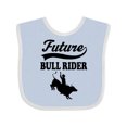 thumbnail image 1 of Inktastic Future Bull Rider Rodeo Riding Boys Baby Bib, 1 of 4