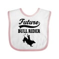 thumbnail image 1 of Inktastic Future Bull Rider Rodeo Riding Boys Baby Bib, 1 of 4