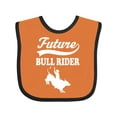 thumbnail image 1 of Inktastic Future Bull Rider Rodeo Riding Boys Baby Bib, 1 of 4