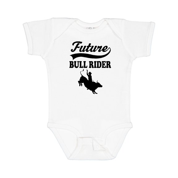 Inktastic Future Bull Rider Rodeo Riding Boys Baby Bodysuit