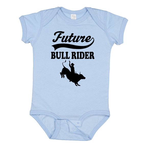 Inktastic Future Bull Rider Rodeo Riding Boys Baby Bodysuit