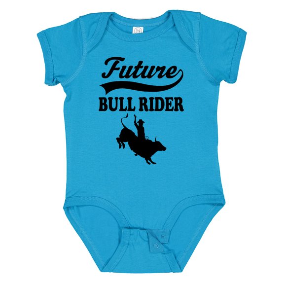 Inktastic Future Bull Rider Rodeo Riding Boys Baby Bodysuit