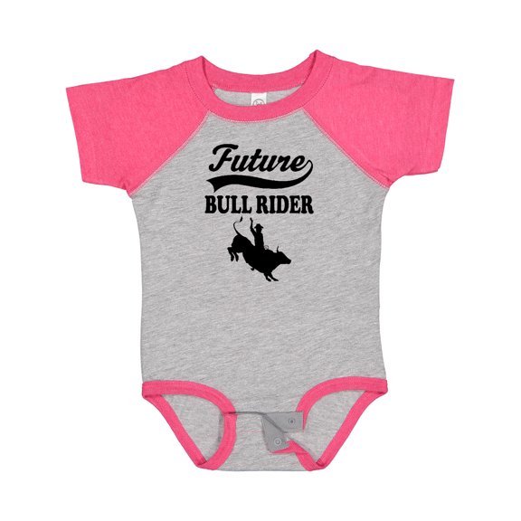 Inktastic Future Bull Rider Rodeo Riding Boys Baby Bodysuit