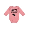 thumbnail image 1 of Inktastic Future Bull Rider Rodeo Riding Boys Long Sleeve Baby Bodysuit, 1 of 5