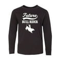 thumbnail image 1 of Inktastic Future Bull Rider Rodeo Riding Long Sleeve Youth T-Shirt, 1 of 5