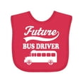 thumbnail image 1 of Inktastic Future Bus Driver Shirt Childs Occupation Boys or Girls Baby Bib, 1 of 4