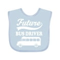 thumbnail image 1 of Inktastic Future Bus Driver Shirt Childs Occupation Boys or Girls Baby Bib, 1 of 4