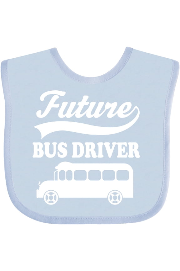 Future Bus Driver Shirt Childs Occupation Boys or Girls Baby Bib
