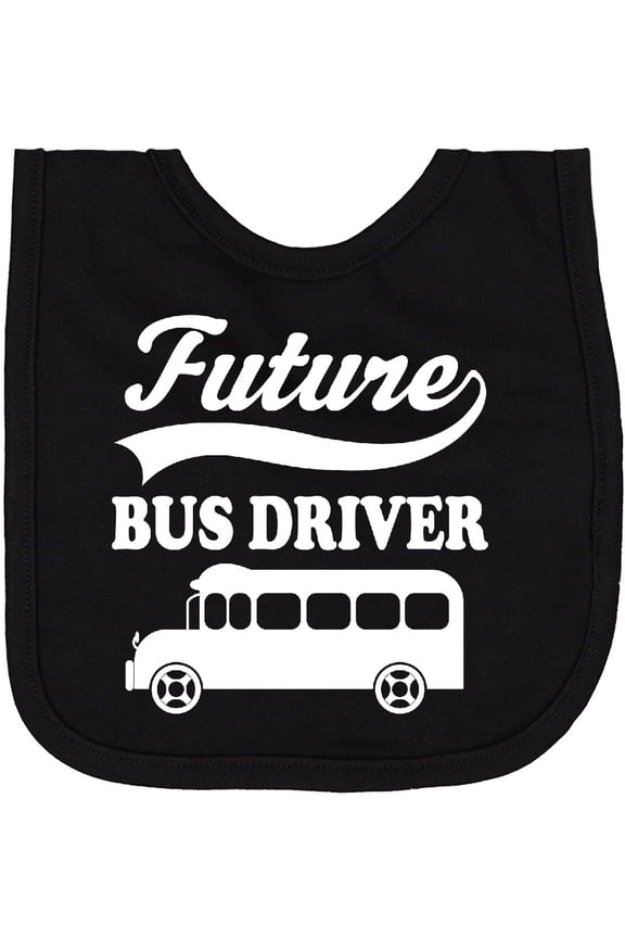 Future Bus Driver Shirt Childs Occupation Newborn Bib