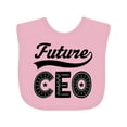 thumbnail image 1 of Inktastic Future Ceo Boss Boys or Girls Baby Bib, 1 of 4