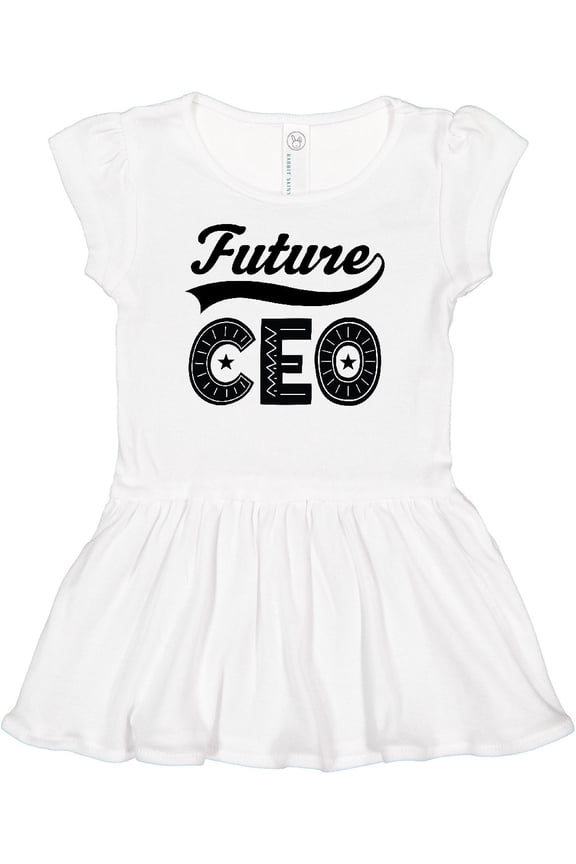 Future CEO Boss Gift Girls Baby Dress