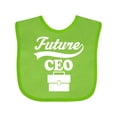 thumbnail image 1 of Inktastic Future Ceo Shirt Childs Boss Job Boys or Girls Baby Bib, 1 of 4