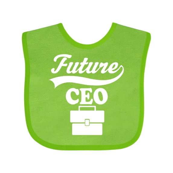 Inktastic Future Ceo Shirt Childs Boss Job Boys or Girls Baby Bib