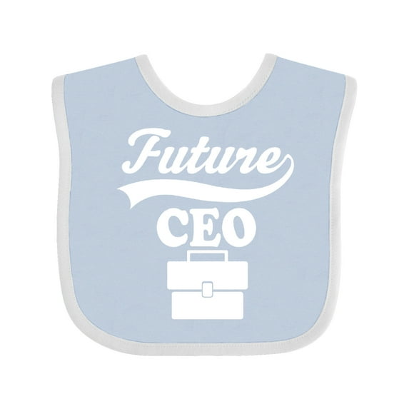 Inktastic Future Ceo Shirt Childs Boss Job Boys or Girls Baby Bib