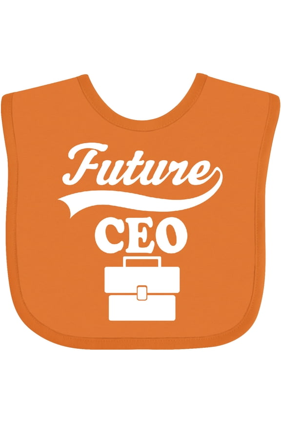 Future Ceo Shirt Childs Boss Job Boys or Girls Baby Bib