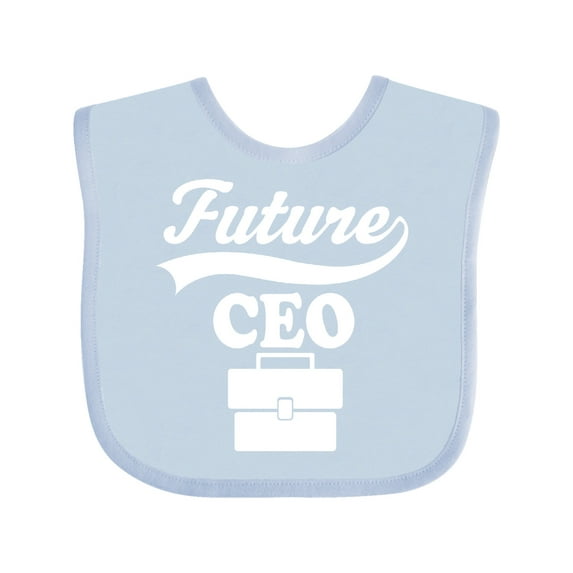 Inktastic Future Ceo Shirt Childs Boss Job Boys or Girls Baby Bib