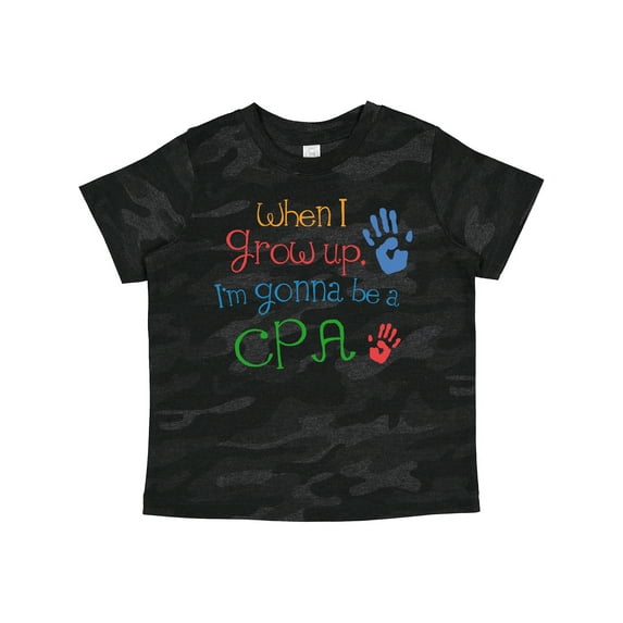 Inktastic Future Cpa Accountant Boys or Girls Toddler T-Shirt