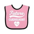 thumbnail image 1 of Inktastic Future Cardiologist Childs Medical Occupation Boys or Girls Baby Bib, 1 of 4