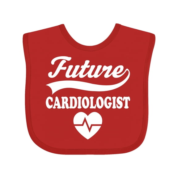 Inktastic Future Cardiologist Childs Medical Occupation Boys or Girls Baby Bib