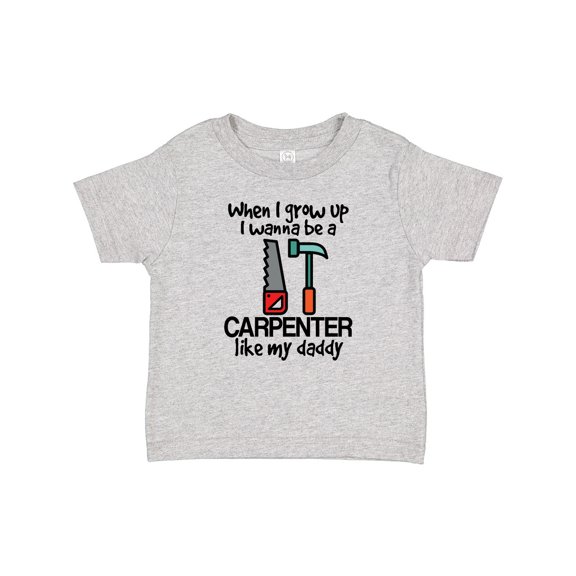 Inktastic Future Carpenter Builder Like Daddy Boys Baby T-Shirt