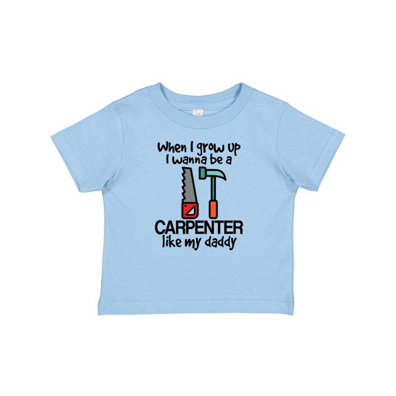 Inktastic Future Carpenter Builder Like Daddy Boys Baby T-Shirt
