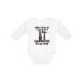 thumbnail image 1 of Inktastic Future Carpenter Builder Like Daddy Boys Long Sleeve Baby Bodysuit, 1 of 5