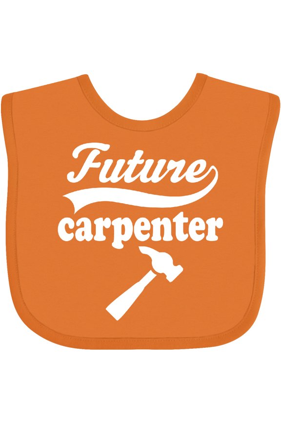 Future Carpenter Shirt Occupation Boys or Girls Baby Bib